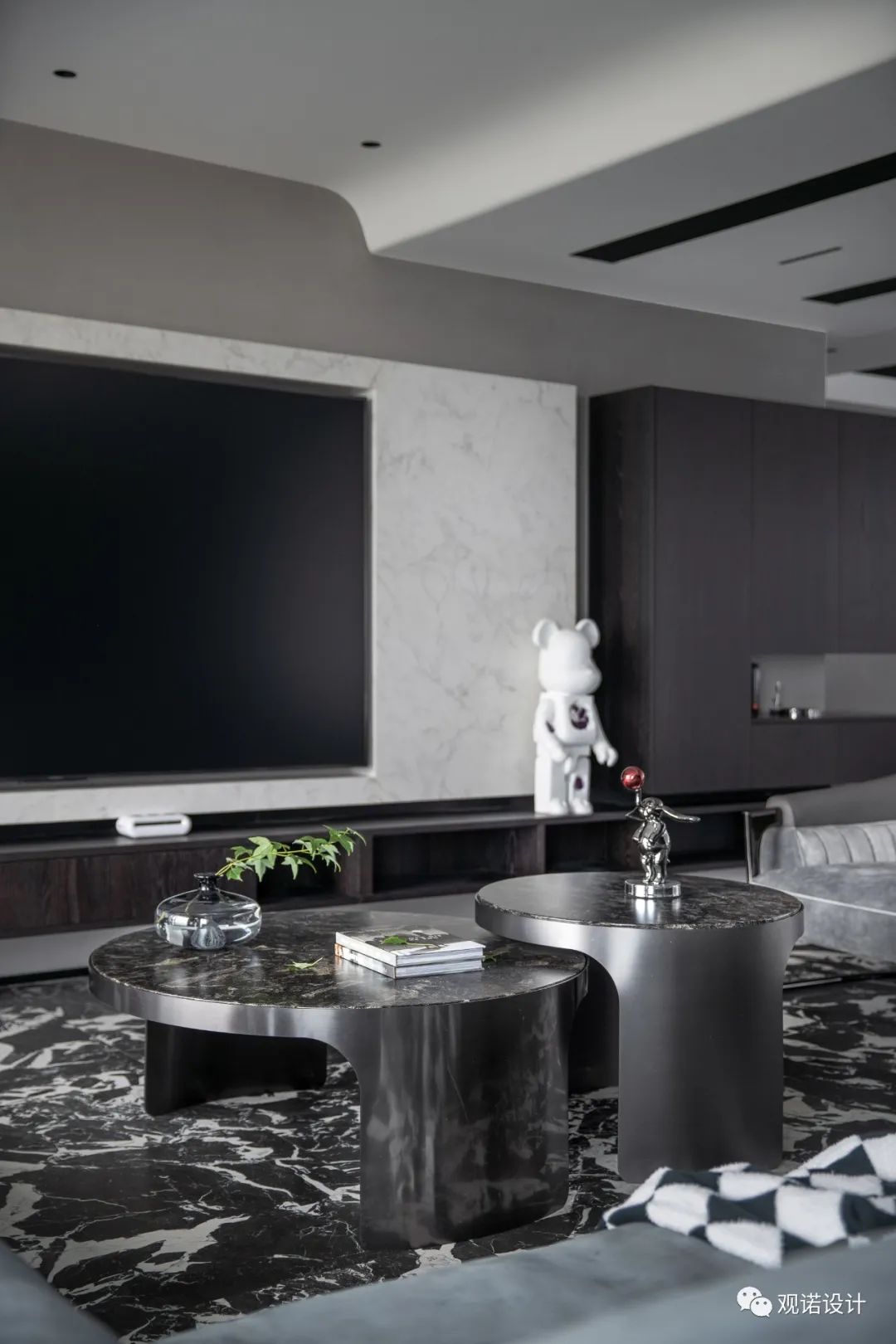 黑白之间·台州置信原墅现代风设计丨中国台州丨余荣-27