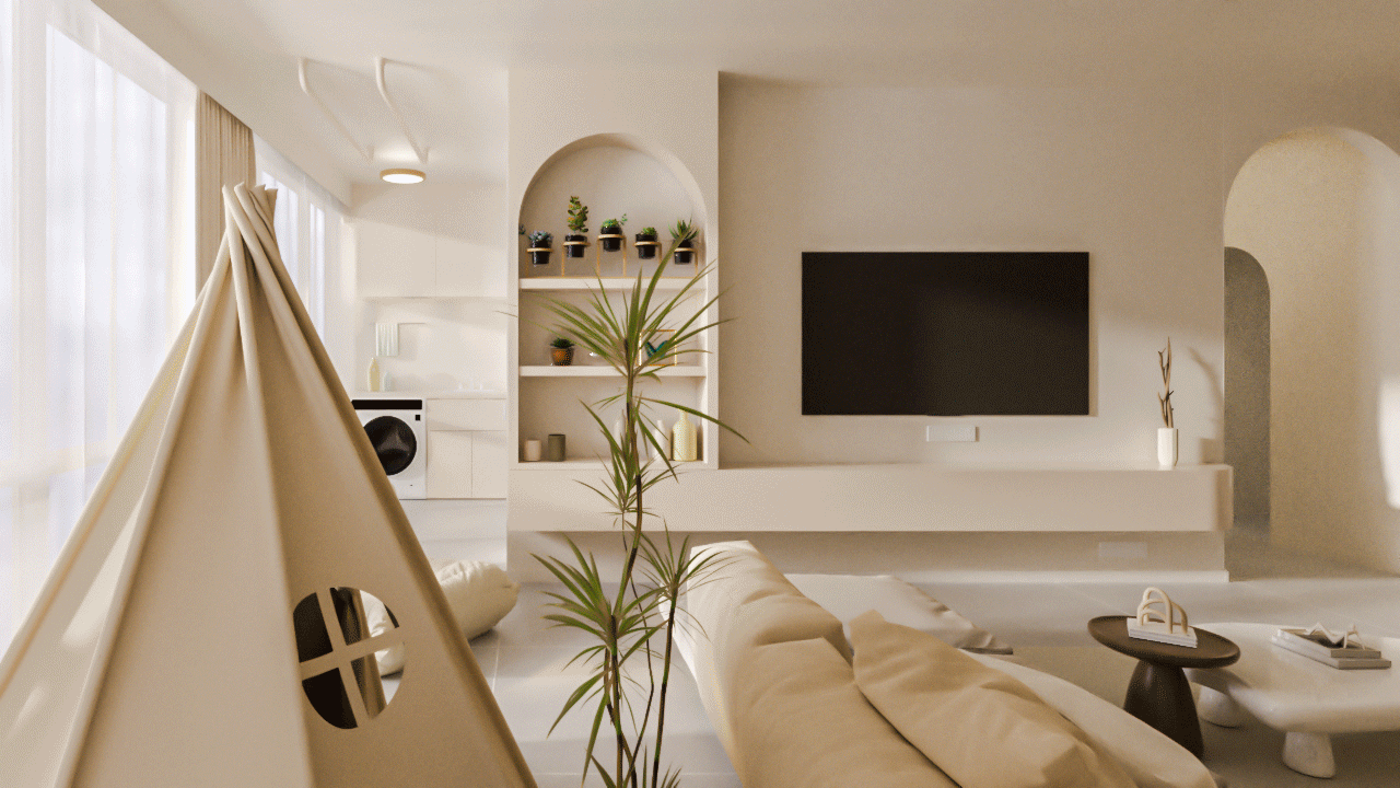 简约奶油风-家装-0