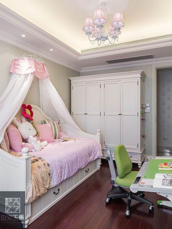 远洋公馆【爱丽丝之境】混搭风，89㎡空间色彩跳跃精灵起舞-35