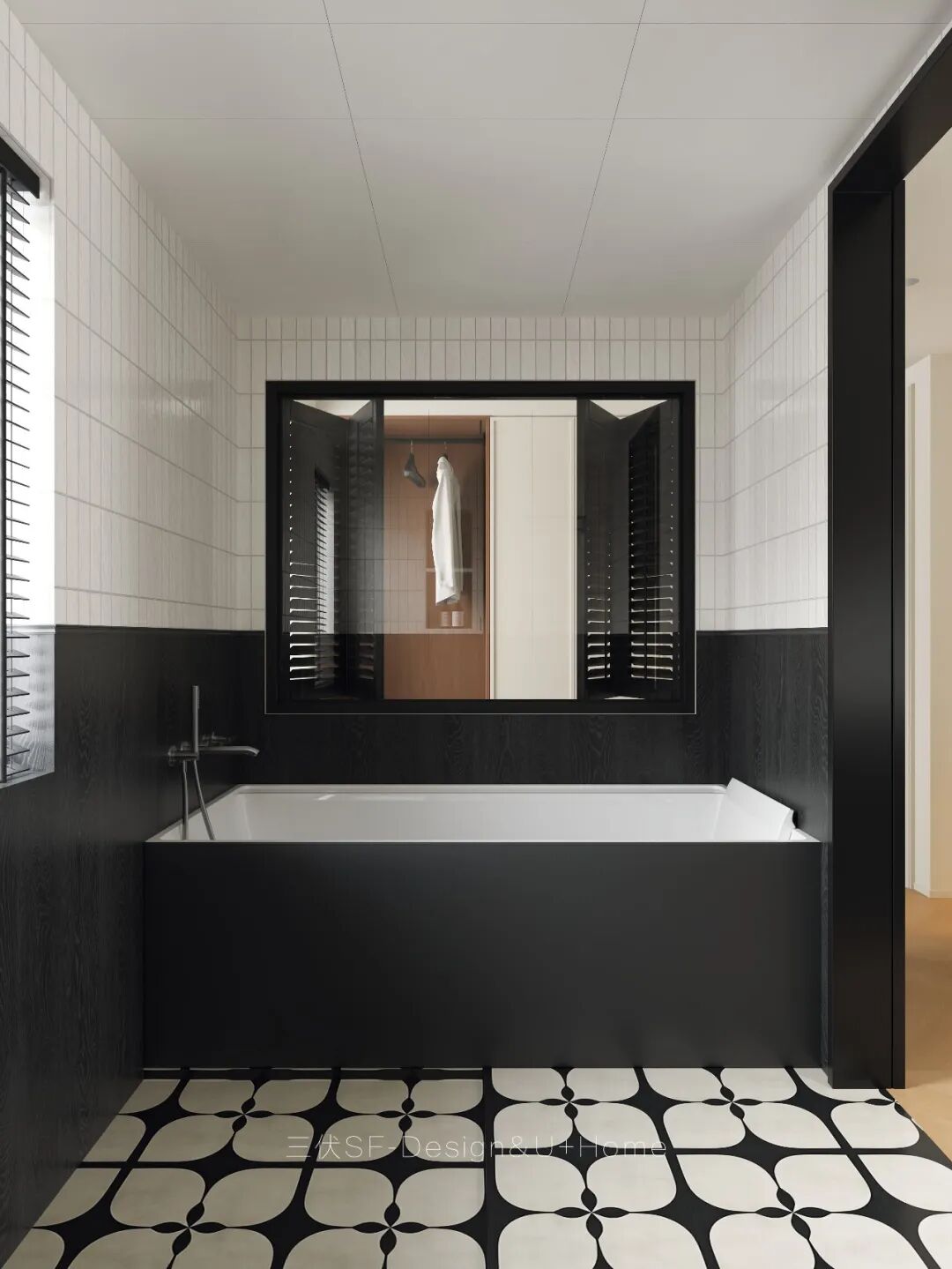 三伏新作丨142㎡法式中古风,四房改两居的温柔相遇-86