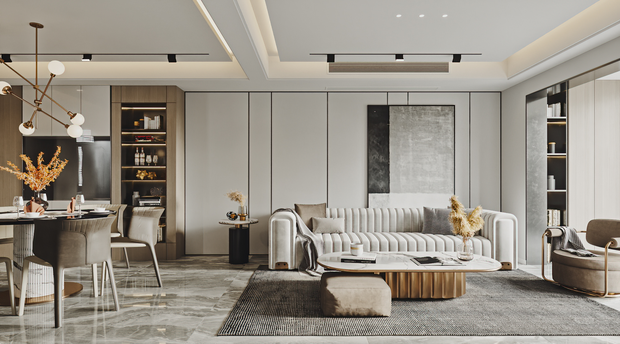 派逃设计|意式极简私宅设计-9