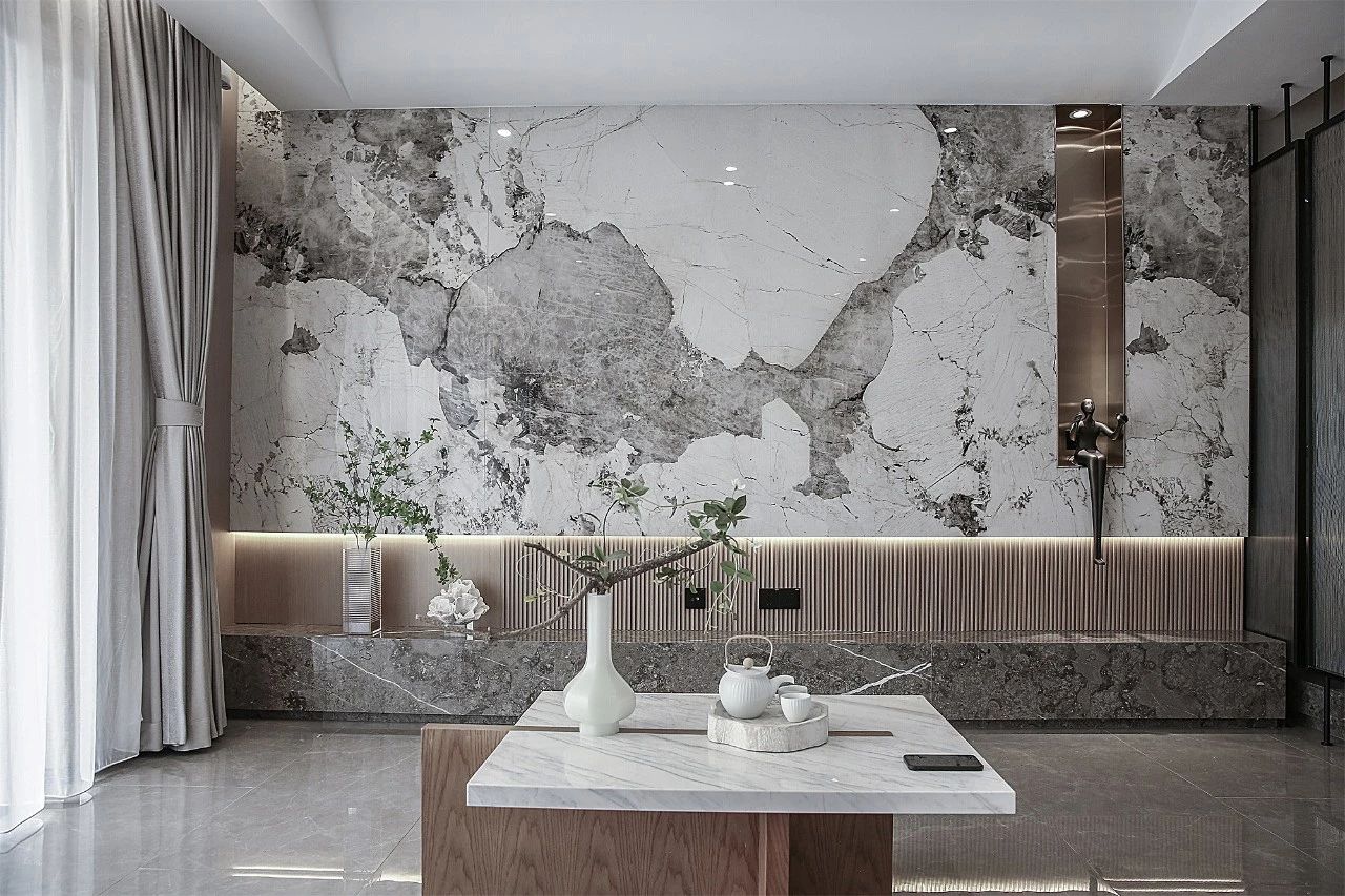 弥勒融创九熙府 160 户型样板间丨中国云南丨重庆默存室内装饰设计咨询有限公司-5