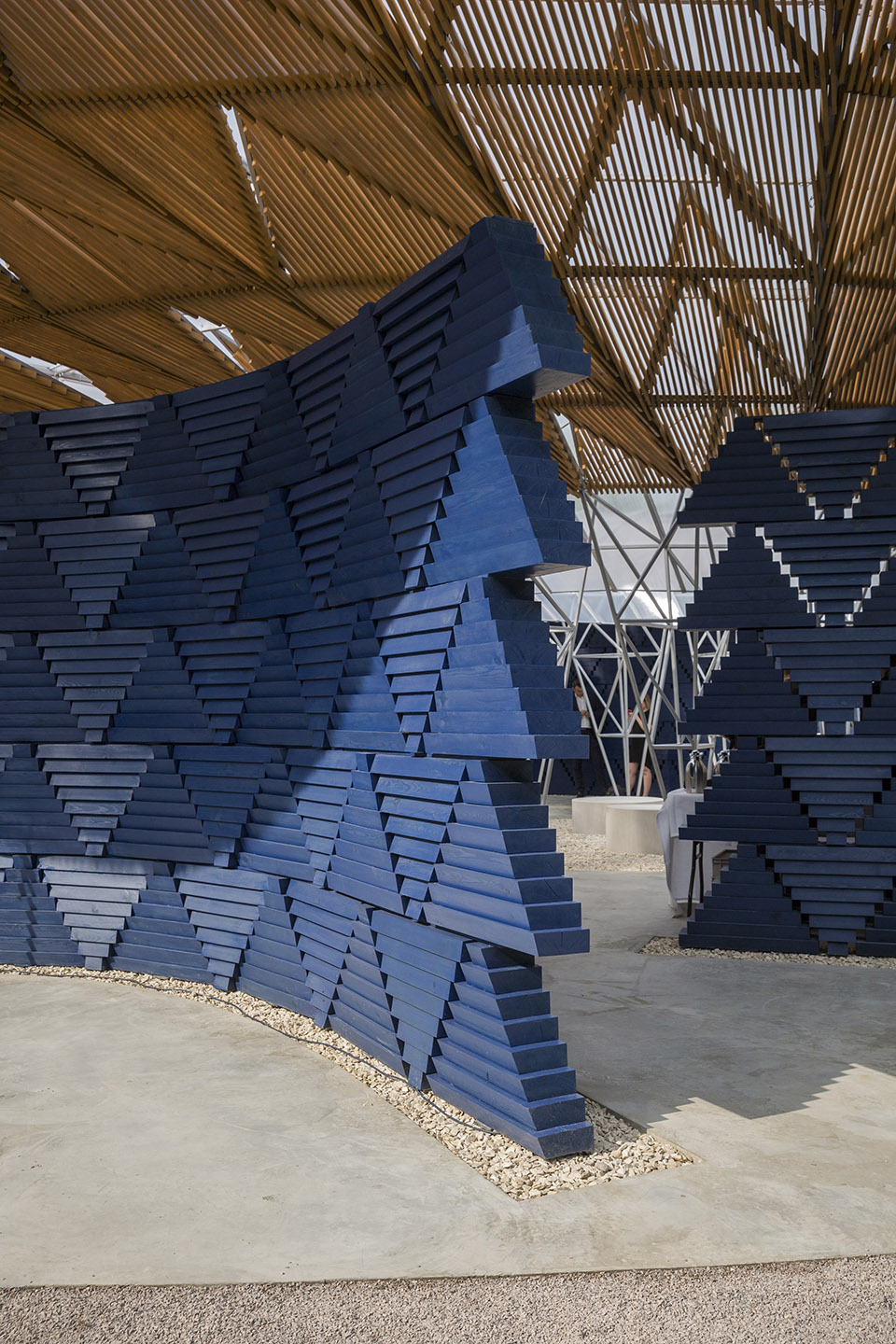 蛇形展厅2017，伦敦 / Kéré Architecture-13