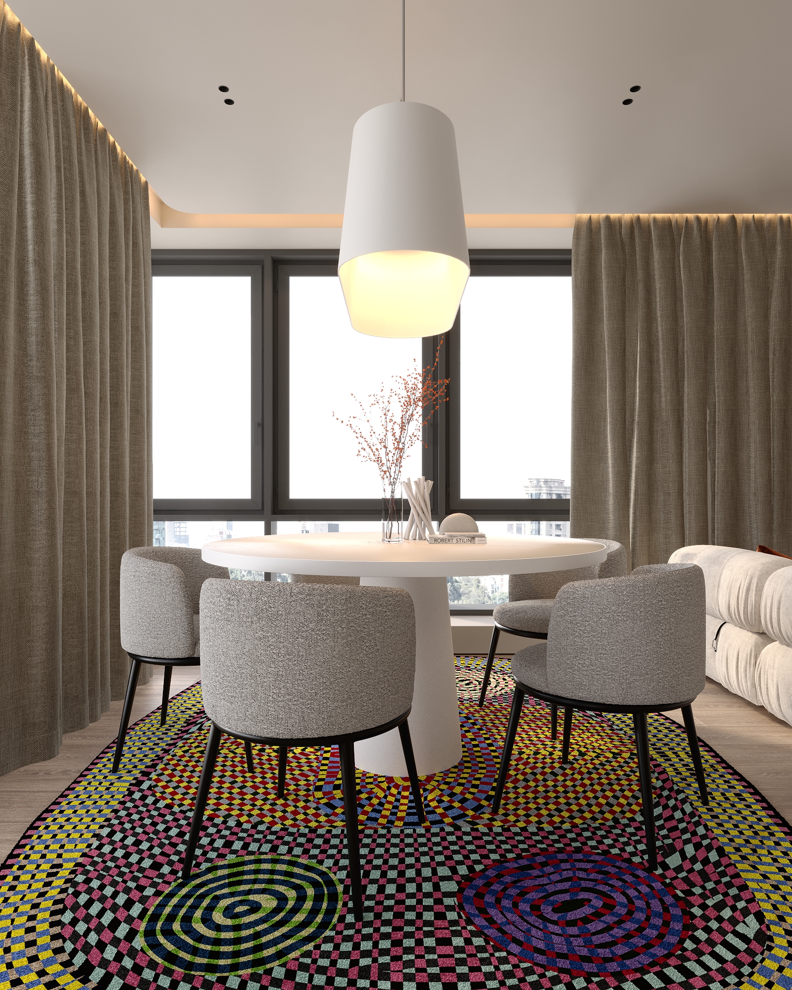 现代风格大型舒适公寓丨乌克兰丨Bodes studio-23