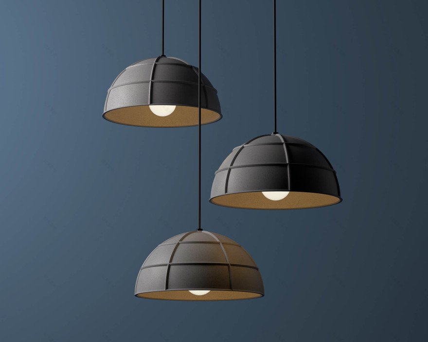 Concrete pendant lamp Leng, by Bentu Design-6