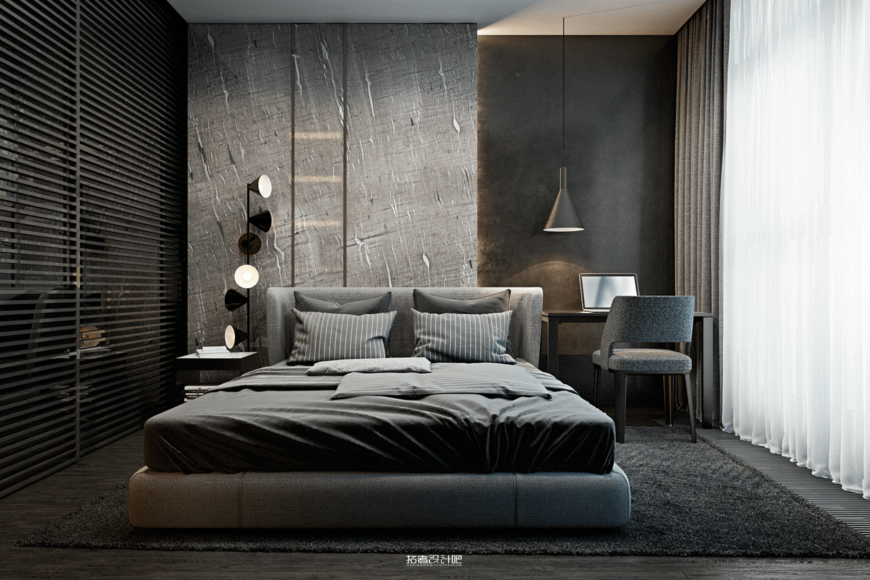 高级灰++ 高级黑 | 打造魅力奢华空间-47