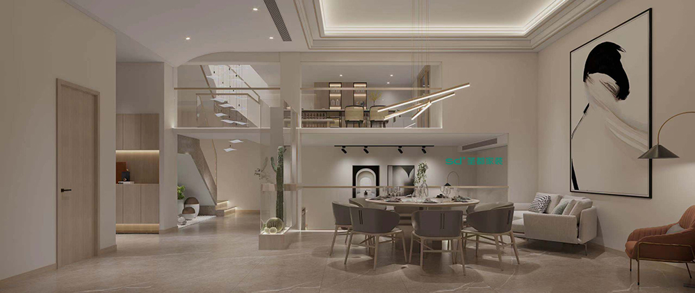 现代极简风暖色系丨中国衢州丨圣都家居装饰有限公司-9