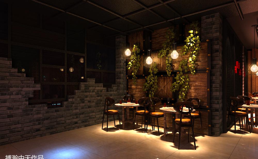 上海香逸江边渔乐餐厅室内设计-38