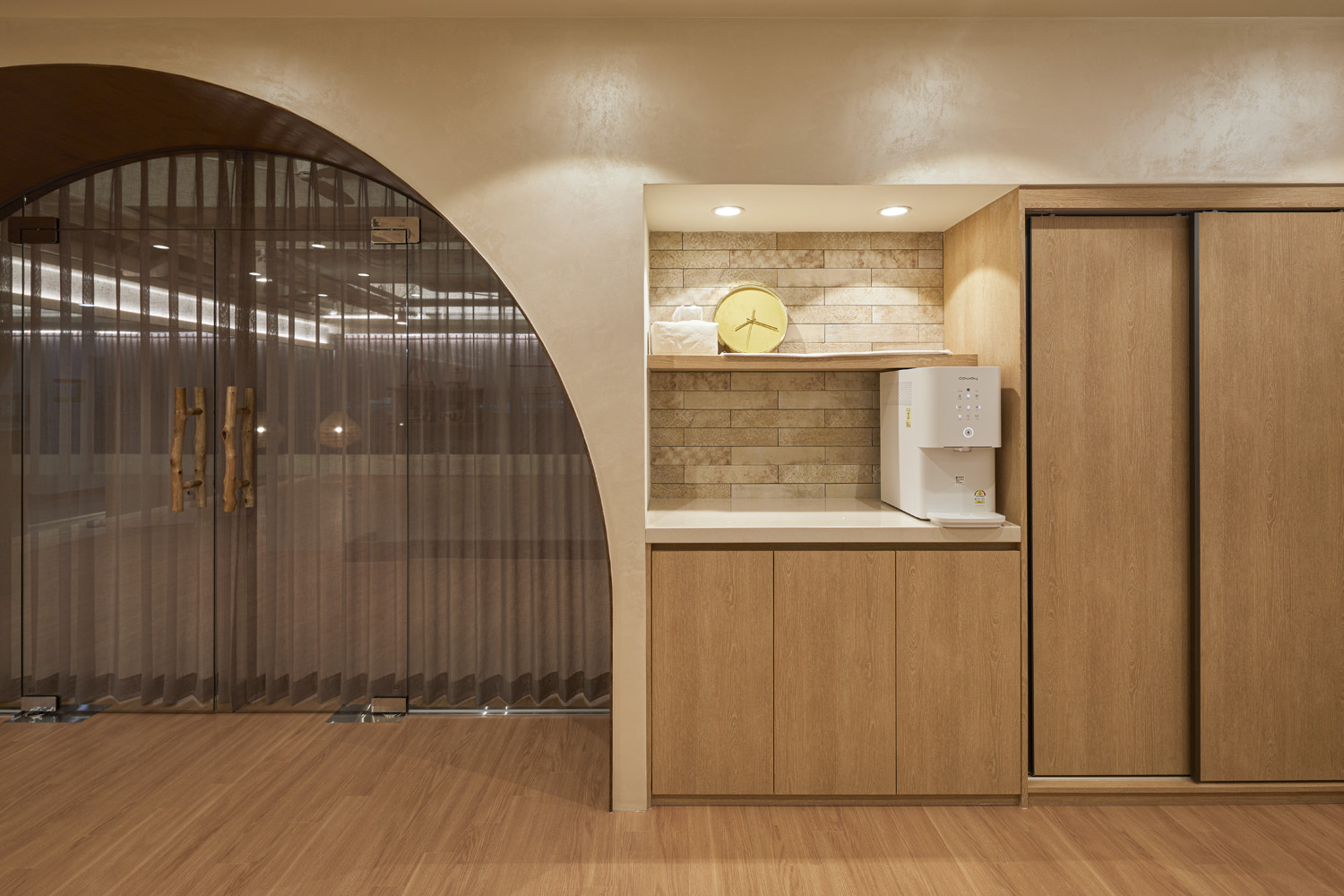 温暖氛围的 39 坪瑜伽空间设计-13