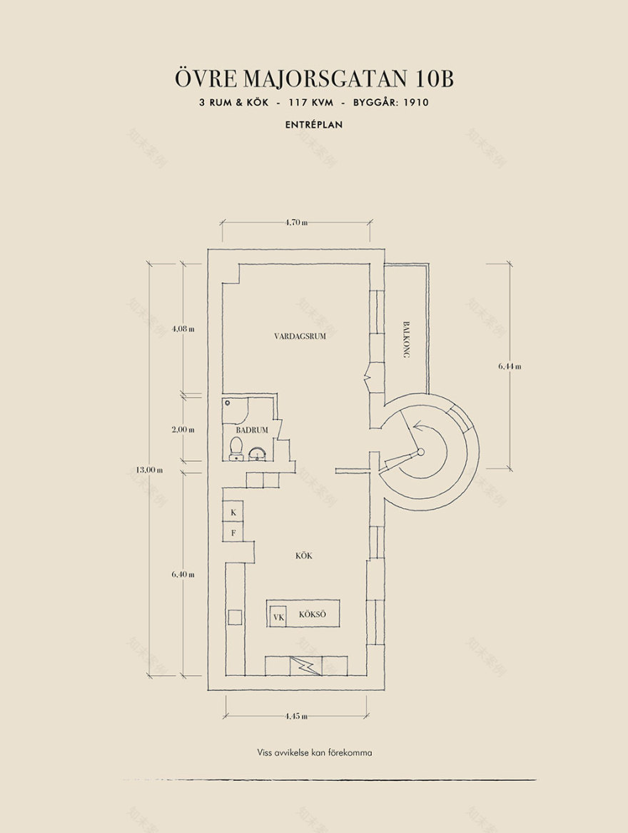瑞典独特公寓设计,阁楼卧室墙纸亮点-41