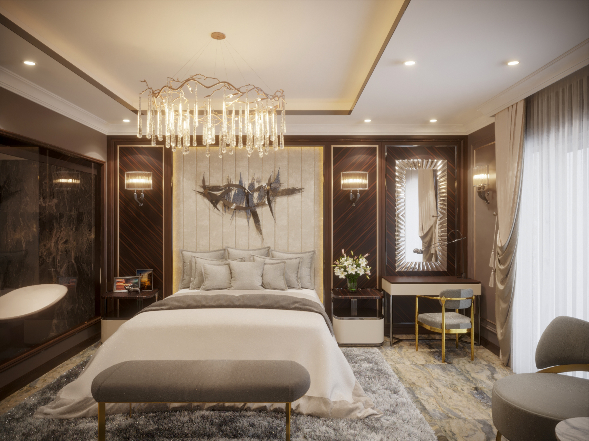 Hotel Bedroom ultra Modern-1