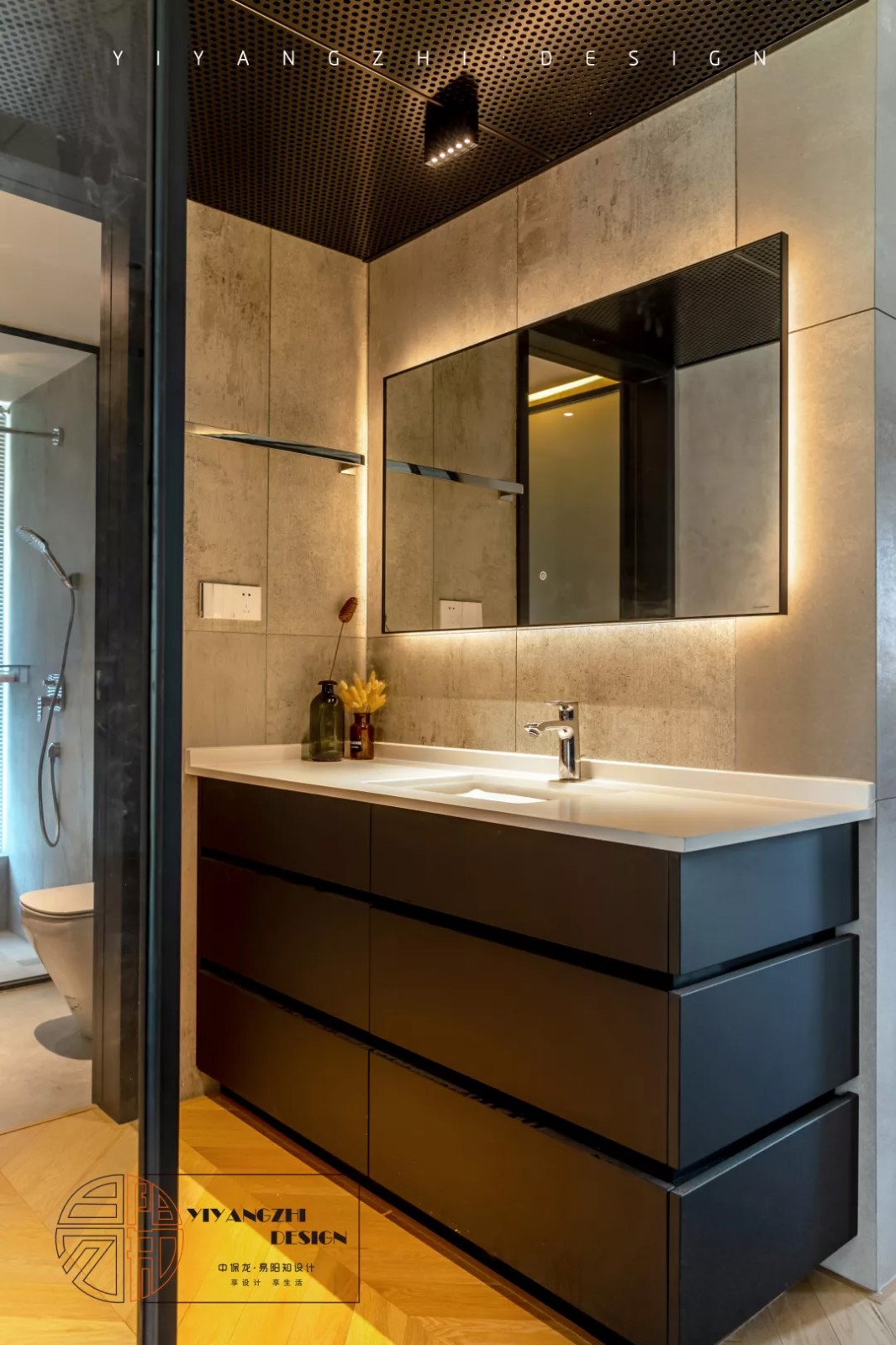 122㎡轻工业风灰度空间设计  王杨-33