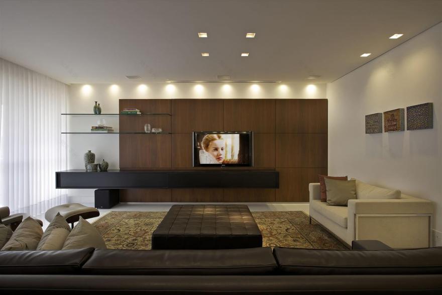 巴西 Beau Rivage 公寓 | 温馨明亮的现代家居设计-3