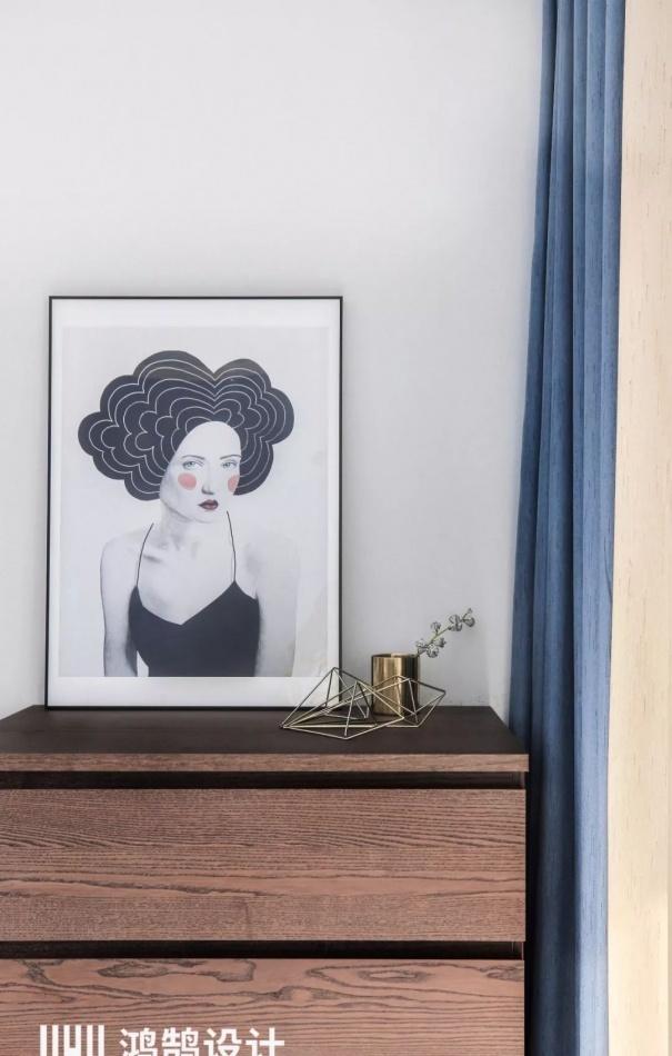 镇江鸿鹄设计丨平层丨鸿鹄设计  75㎡北欧-8