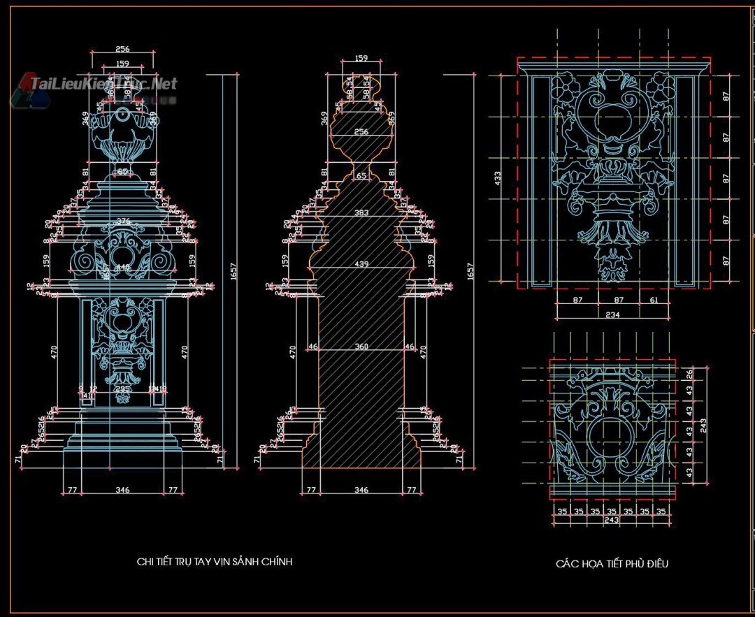 别墅古堡3层新古典设计方案（10·22m）-59