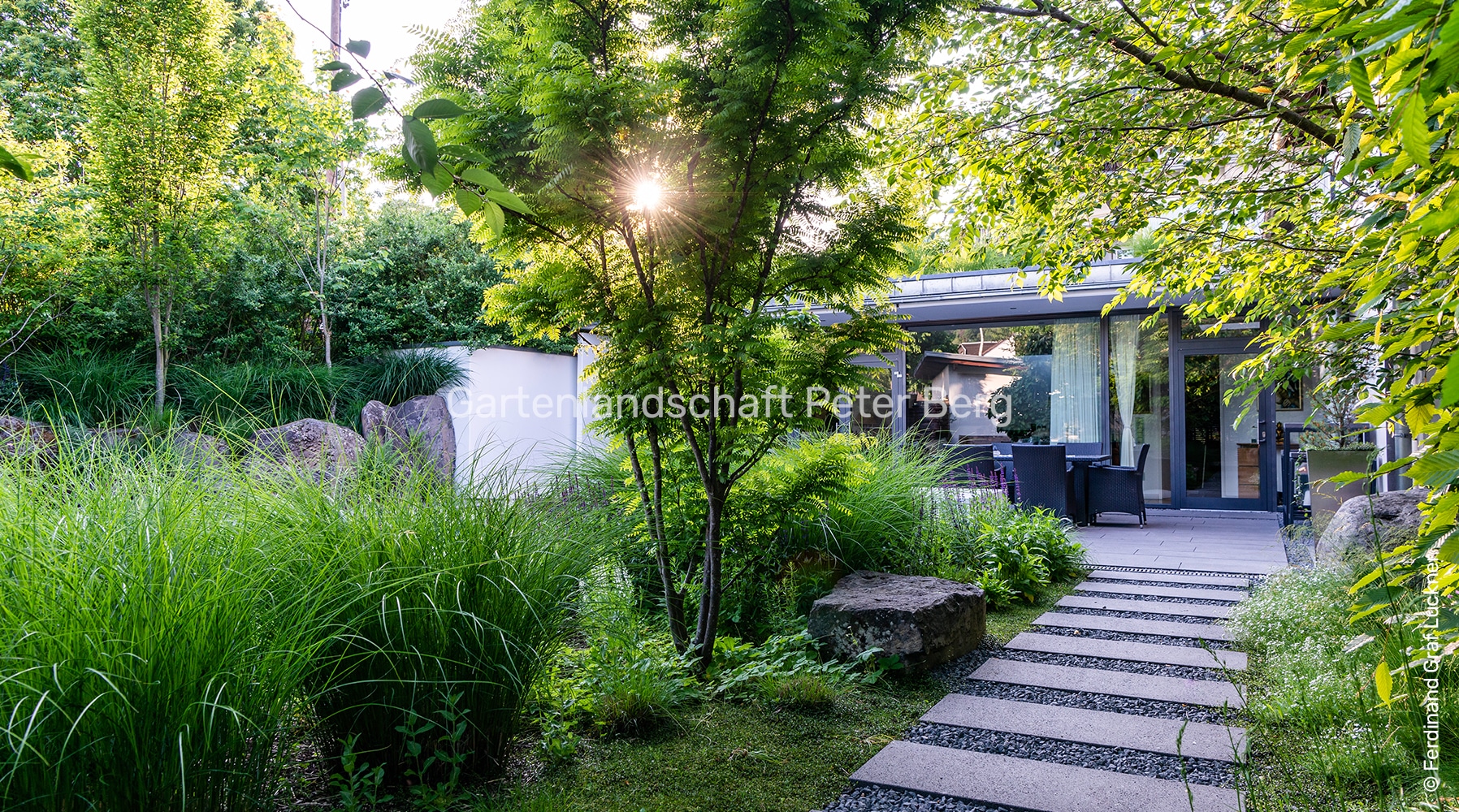 阿尔河谷的中庭花园丨GartenLandschaft-6