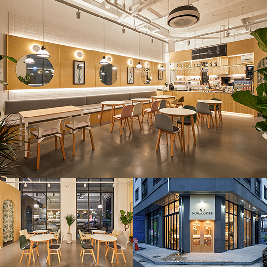 20 平米现代简约咖啡厅设计 | 温馨白与质感原木-1