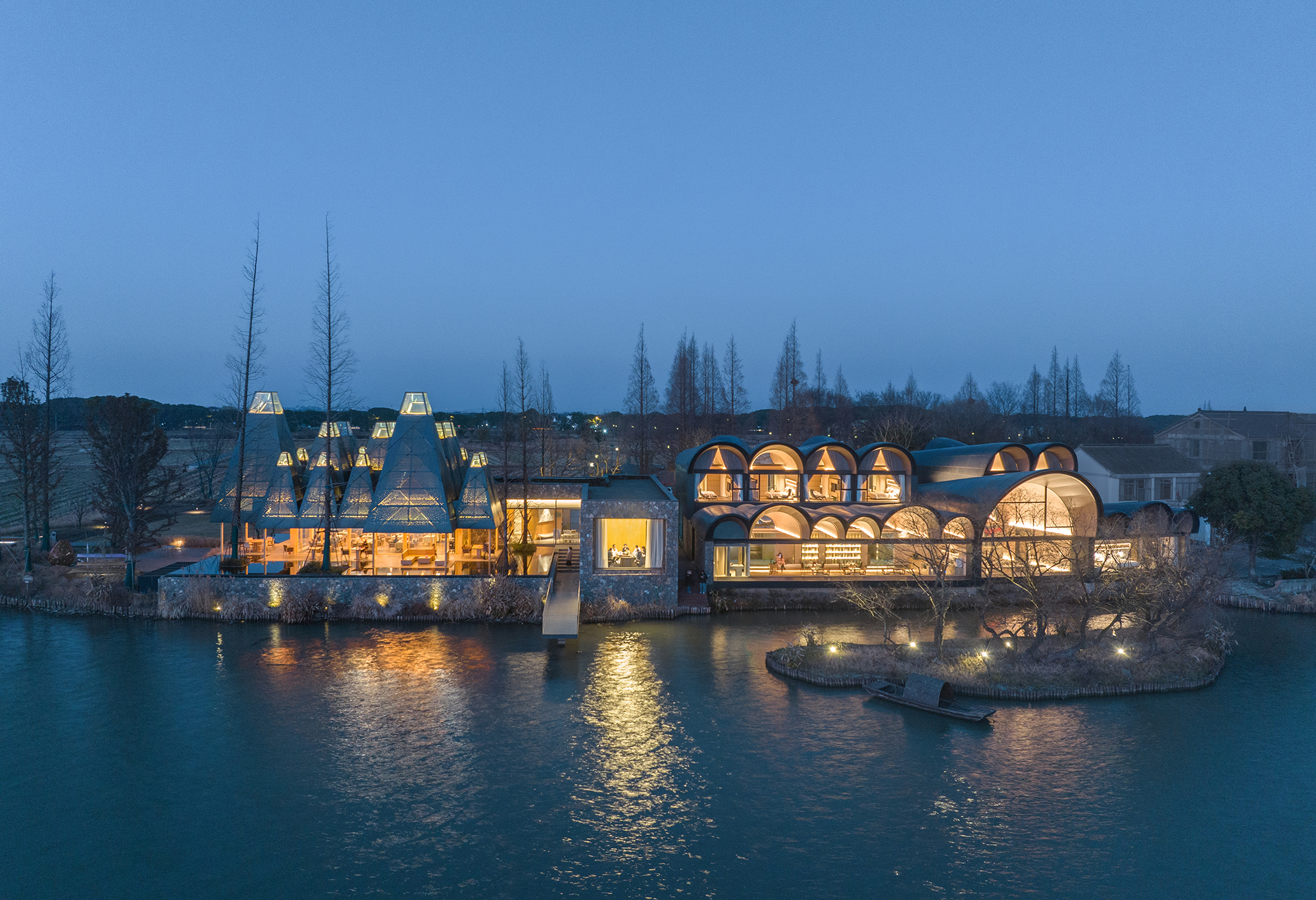 船篷中的风景：曲水善湾船坞民宿 / goa大象设计-6