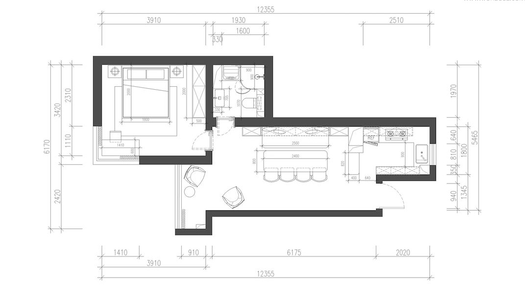 55 平米老房变身都市“第四客厅”-55