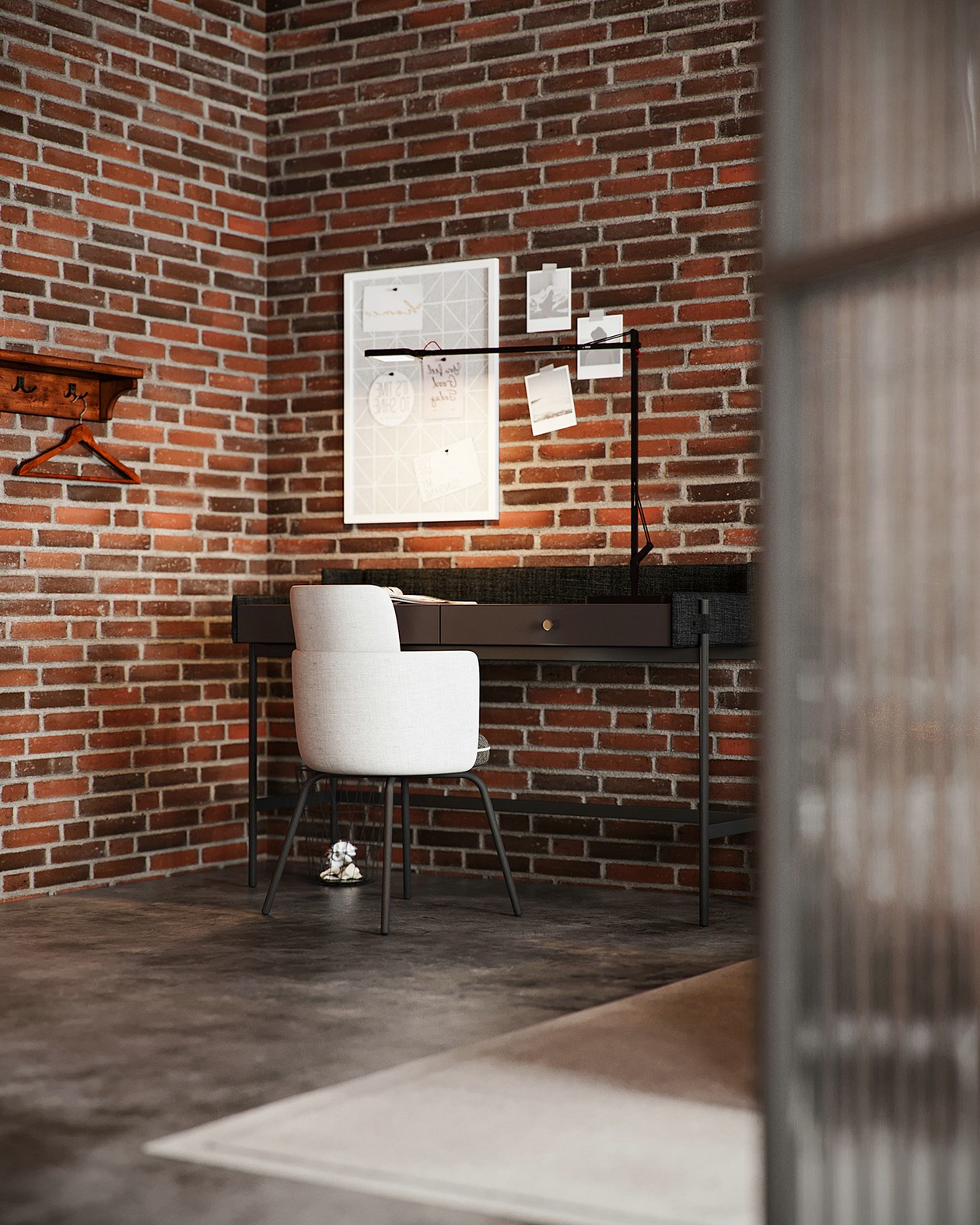 工业风小空间公寓设计-8