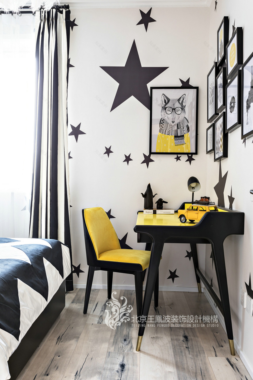 新城名苑样板房 | 王凤波设计,黑白色调的惊艳之作-18