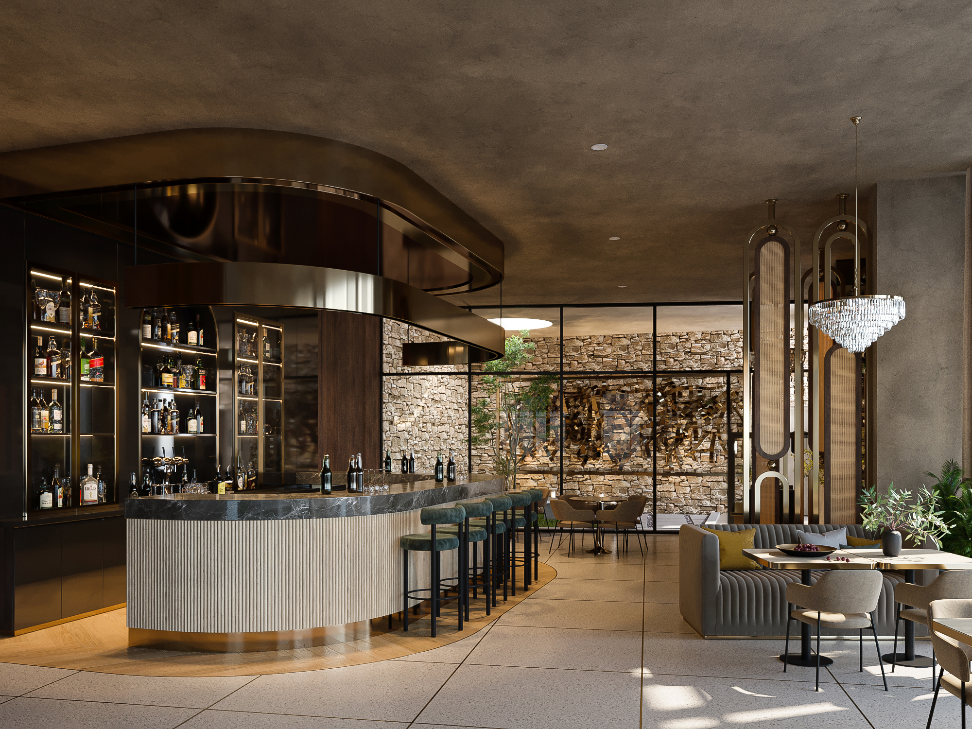 Some renderings of a wine restaurant-1