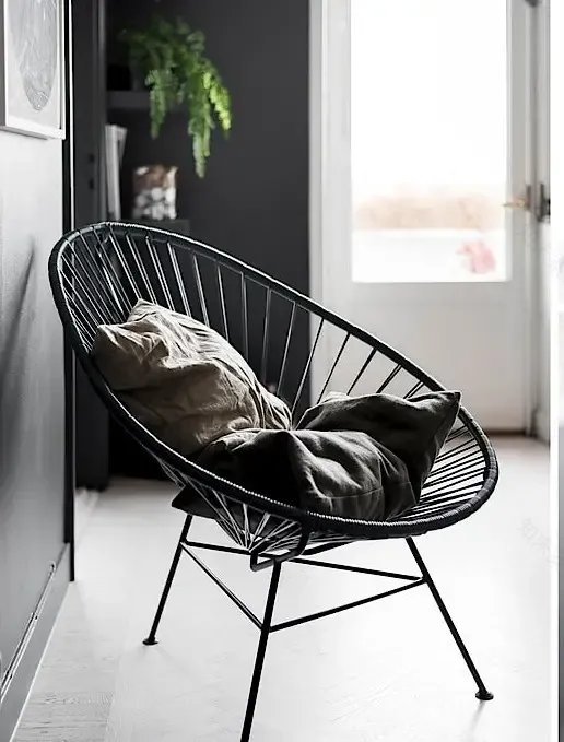 黑墙之魅 | 大胆尝试的小户型瑞典公寓-4