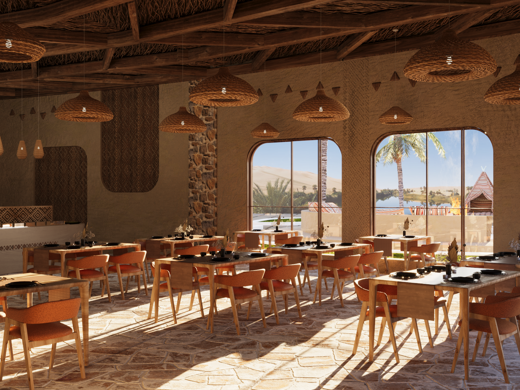 度假民宿丨埃及丨赫尔万大学美术学院-51