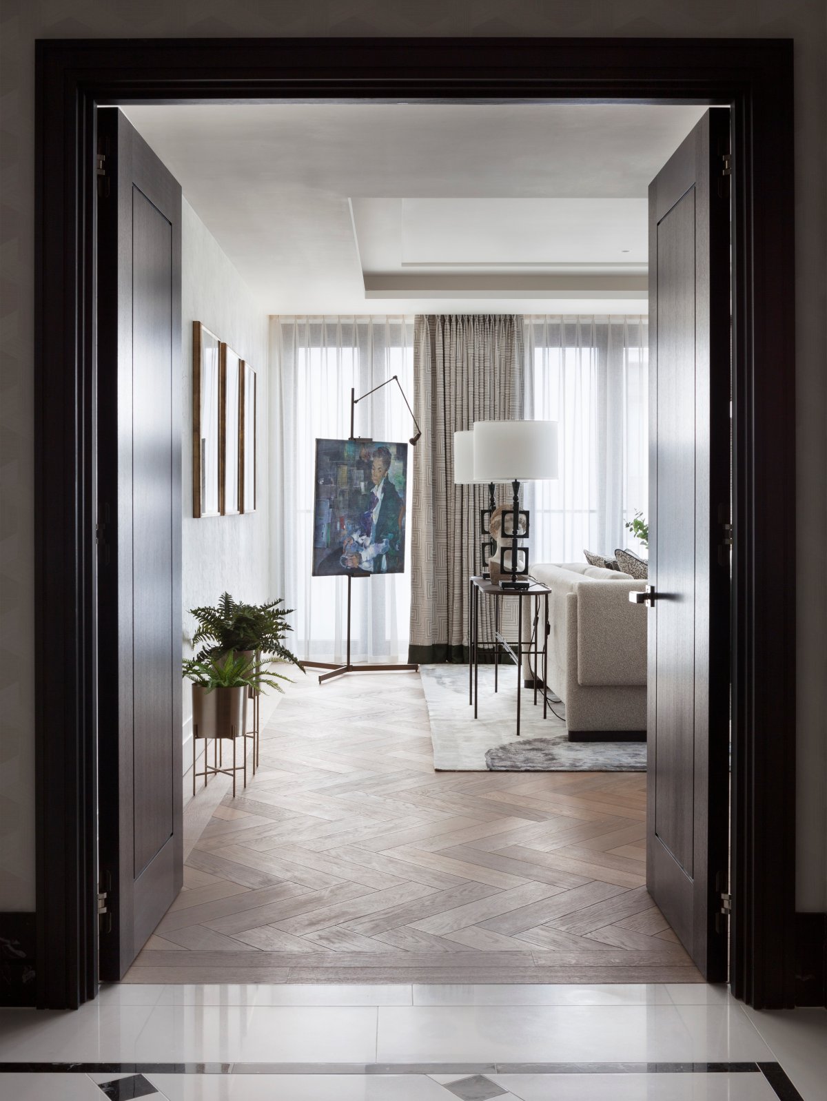 伦敦 Chelsea Barracks 艺术家住宅,英伦风格与现代艺术完美融合-8