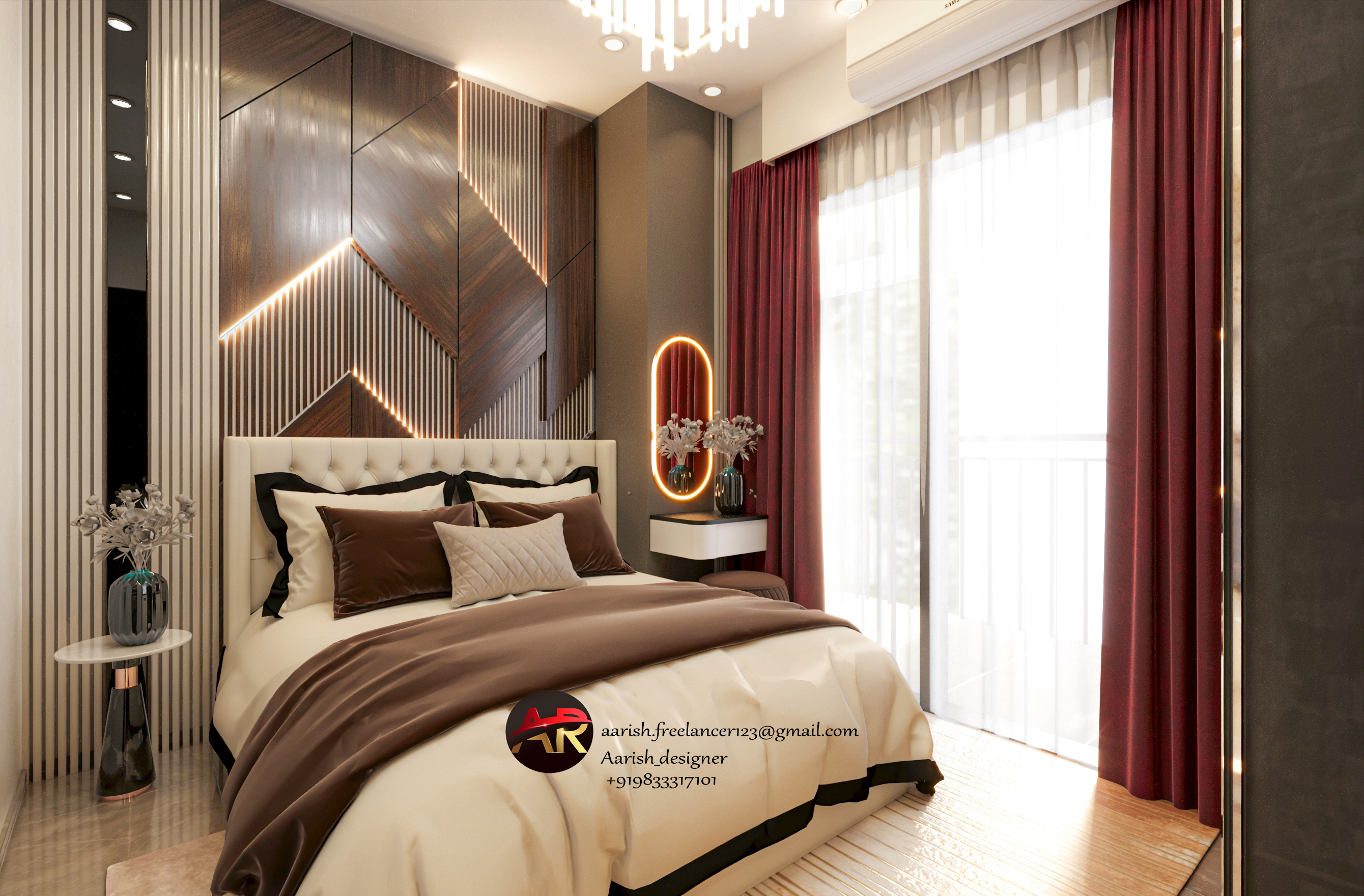 INDIA-MUMBAI ...1bhk APARTMENT 3D DDESIGN-3