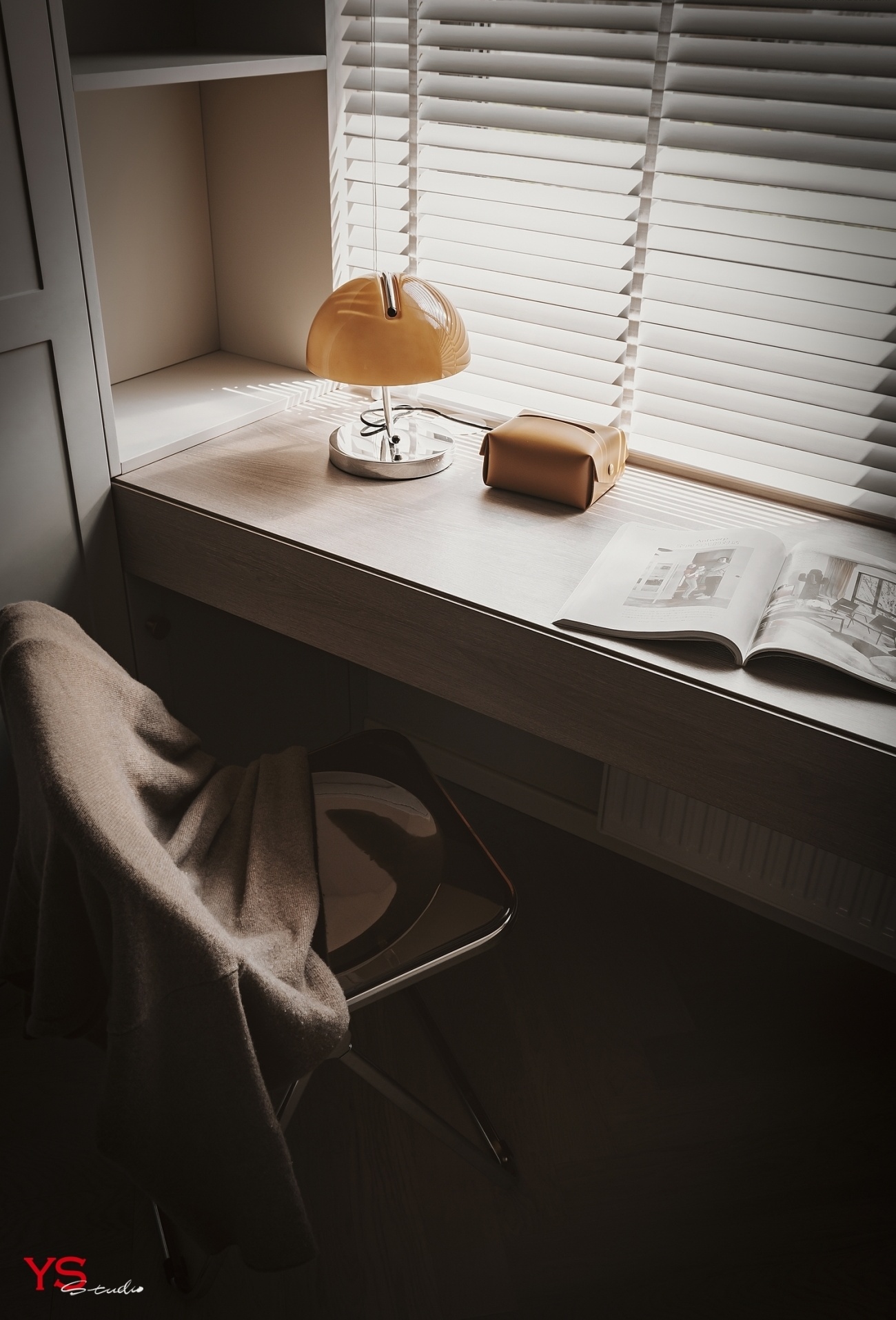 奶咖色之家 · 融合复古与极简的一室设计丨中国重庆-76