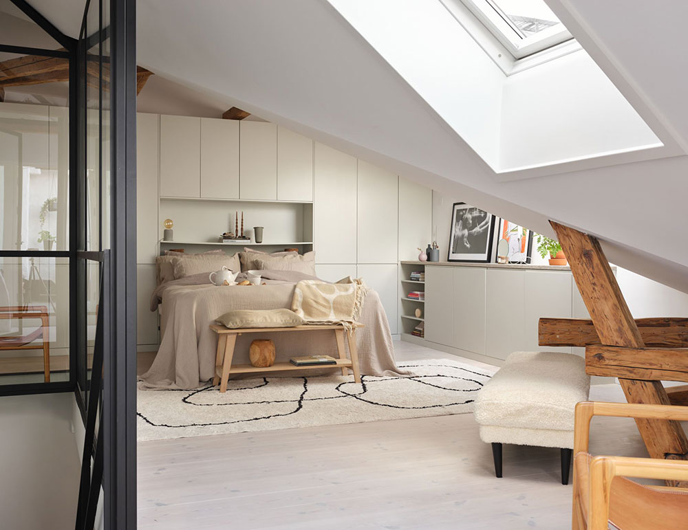 斯德哥尔摩独特阁楼公寓 | 乡村风格与现代设计完美结合-19