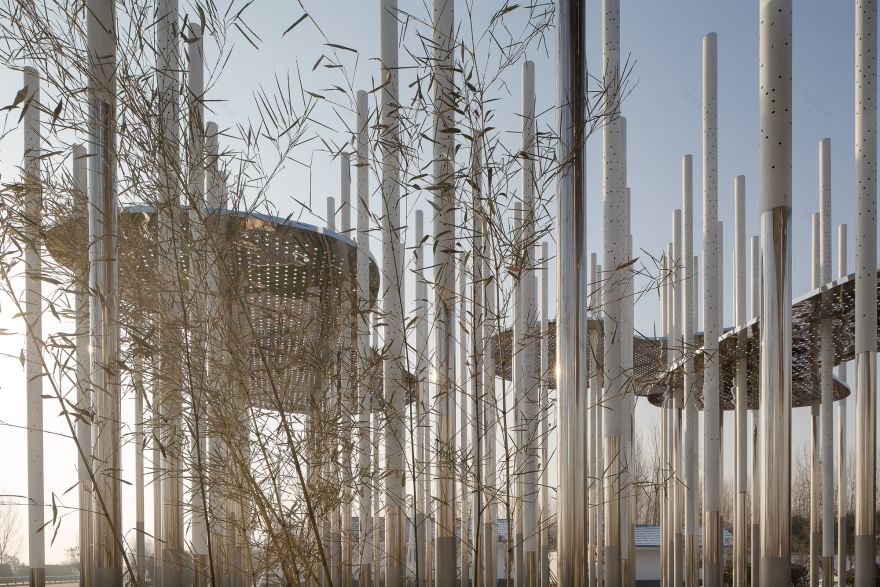 Dragon Mountain Landmark Pavilion / Aurelien Chen-15