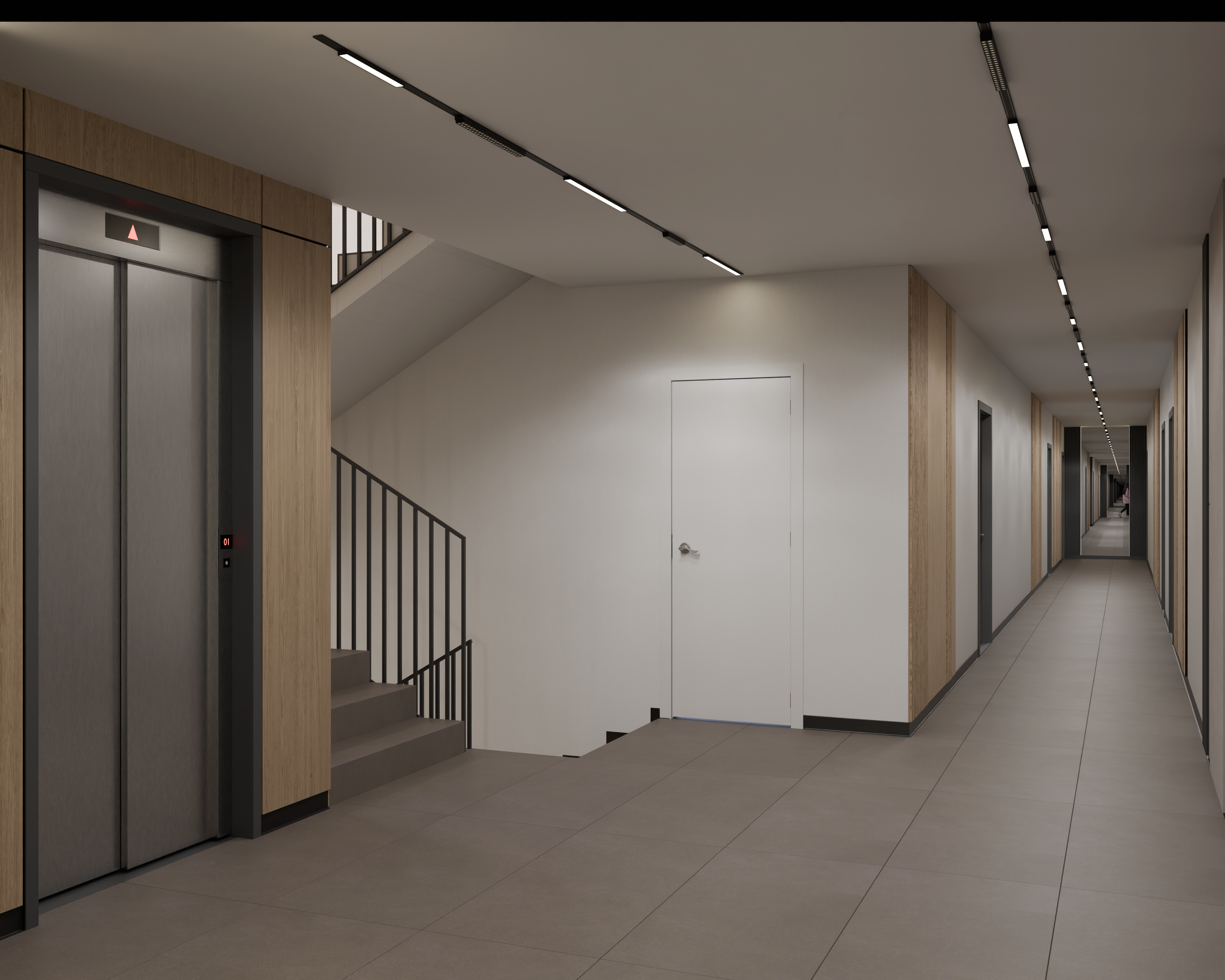 某住宅综合体入口及公共区域设计-12