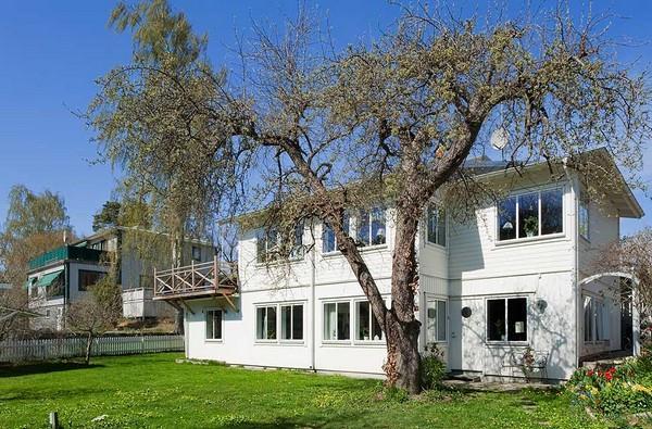 瑞典简约白色房屋设计-5