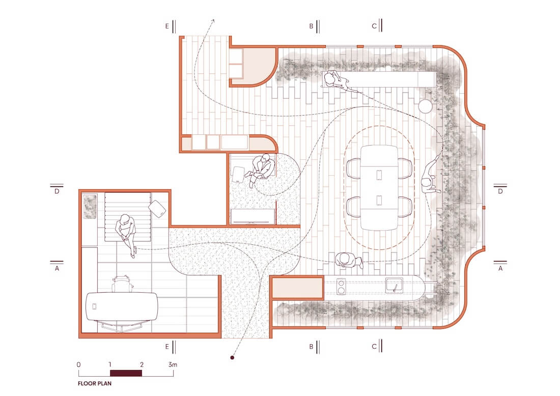 绿色家居办公室丨阿根廷科尔多瓦丨Estudio Ebras,Hause Möbel-27