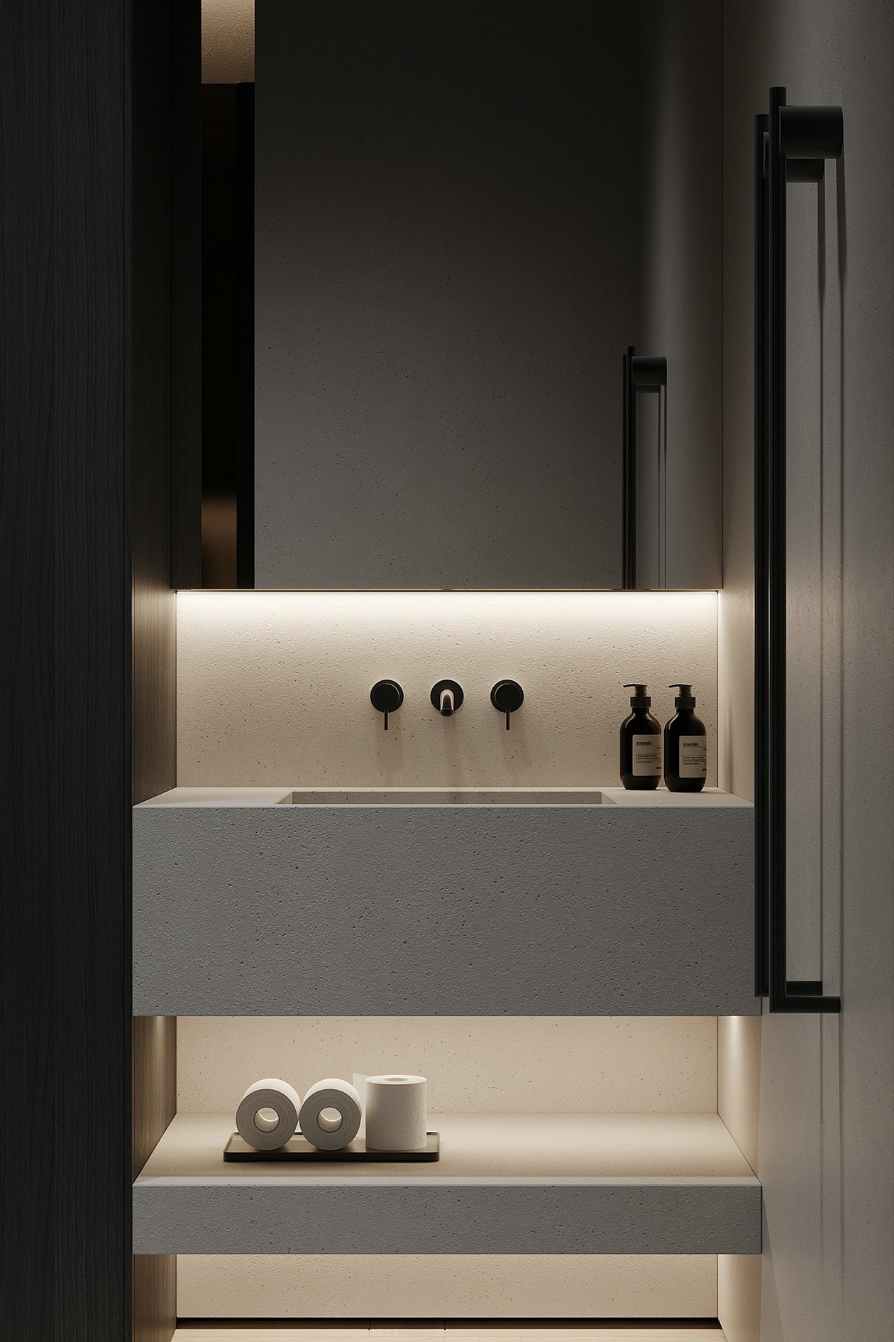 高级黑色系公寓设计-21