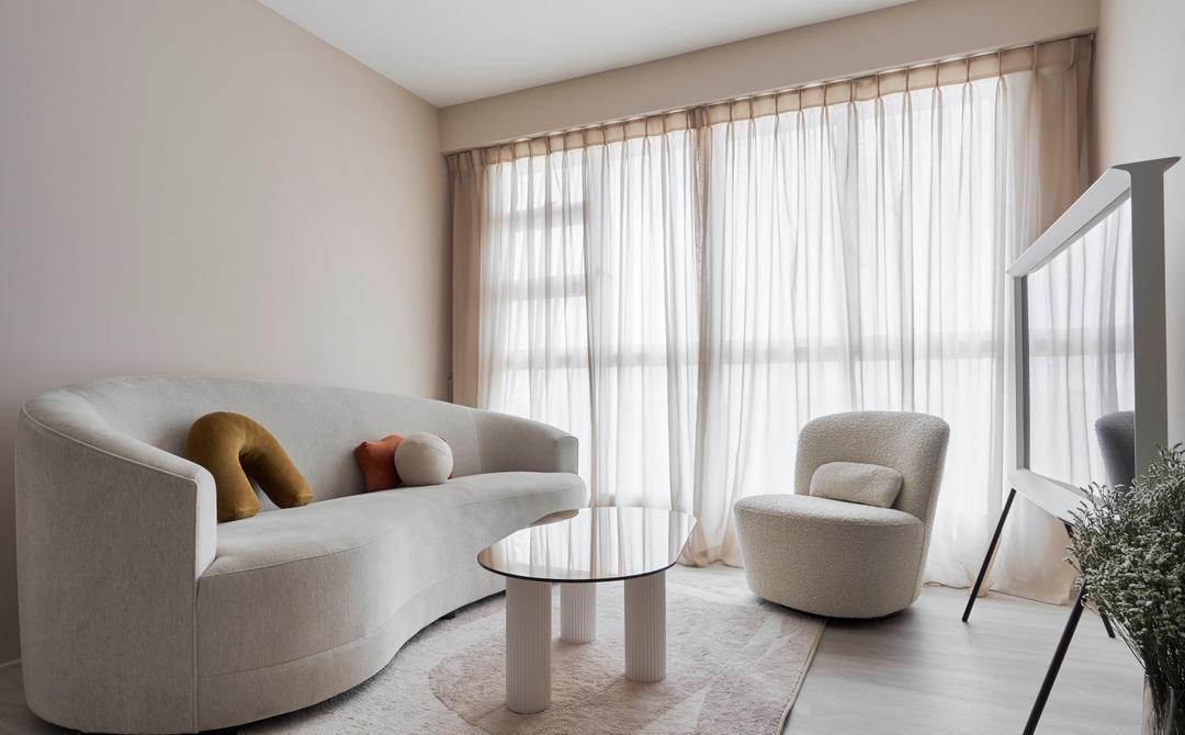 INS 风女主播独居的柔和粉红家居丨阿海设计师-4