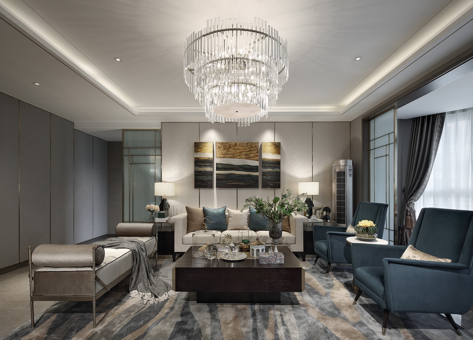 筑研设计--洛阳翡翠庄园样板间-11