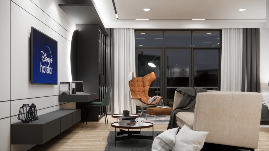 APARTMENT · STUDIO TYPE 公寓设计丨印度丨Fatwa Bagus N-12