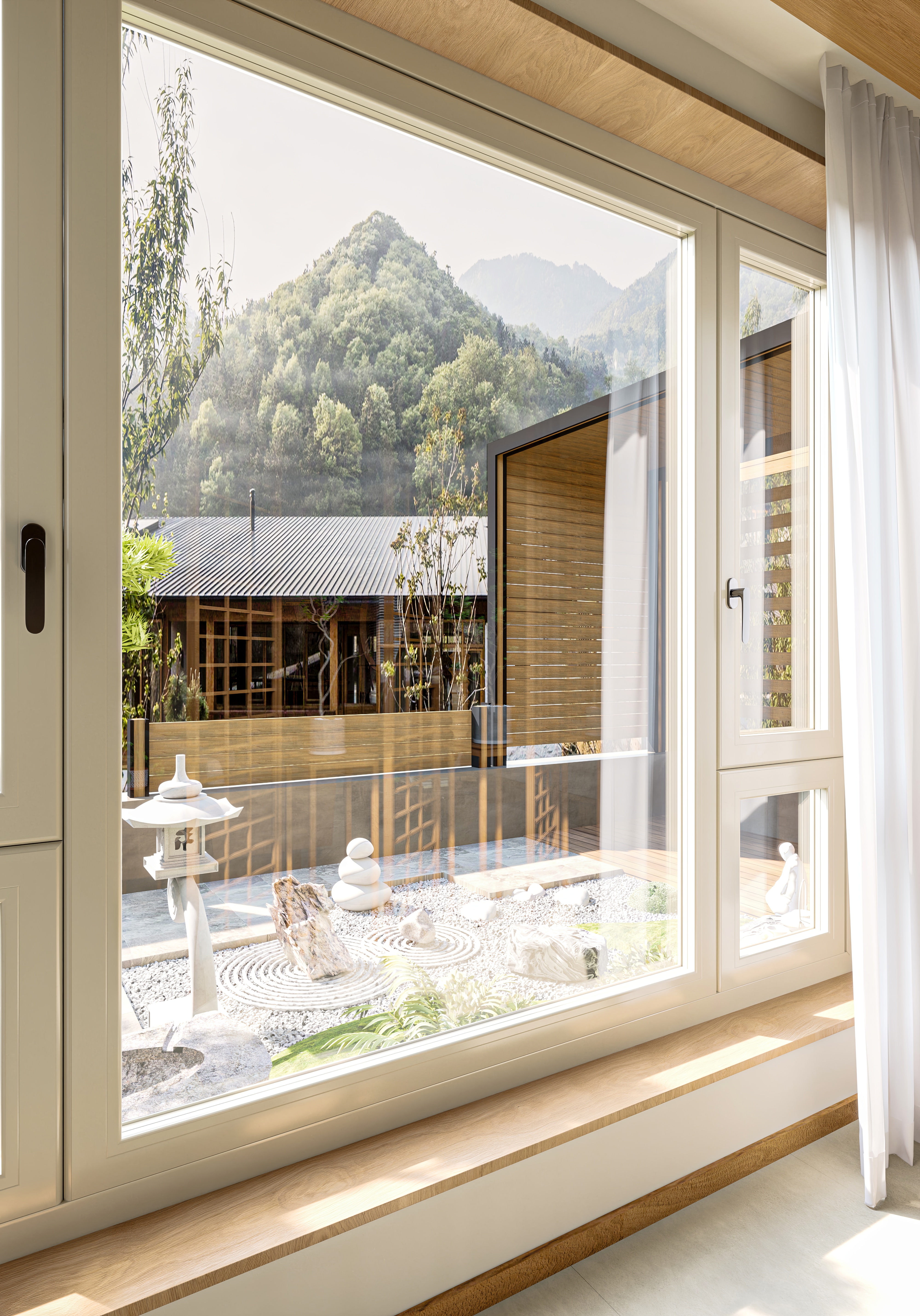 日式原木风效果表现-18