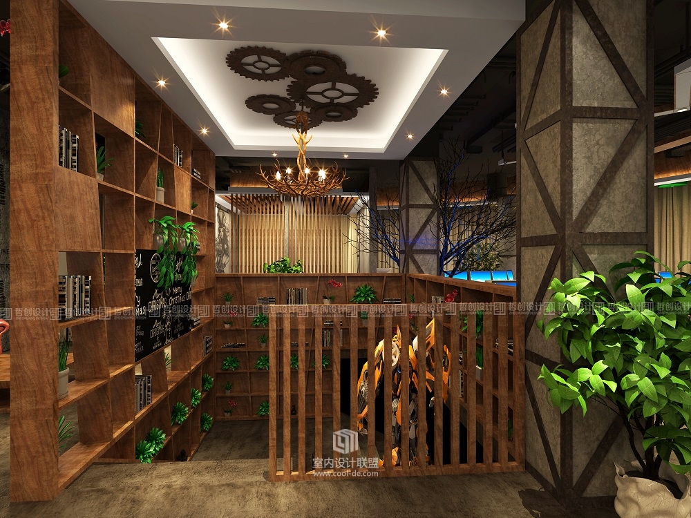 昆明专业网咖装修设计效果图分享 昆明网咖装修设计-14