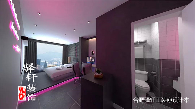 1万元休闲空间1000平米装修案例（电竞酒店）丨合肥驿轩装饰工程-12