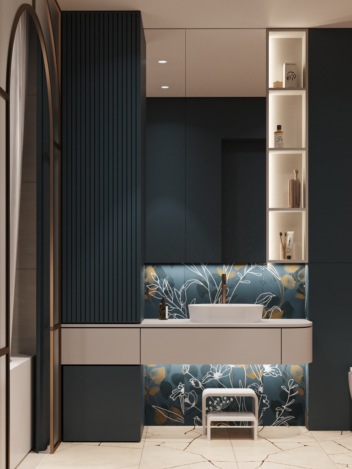 黑棕复古配色空间设计-83