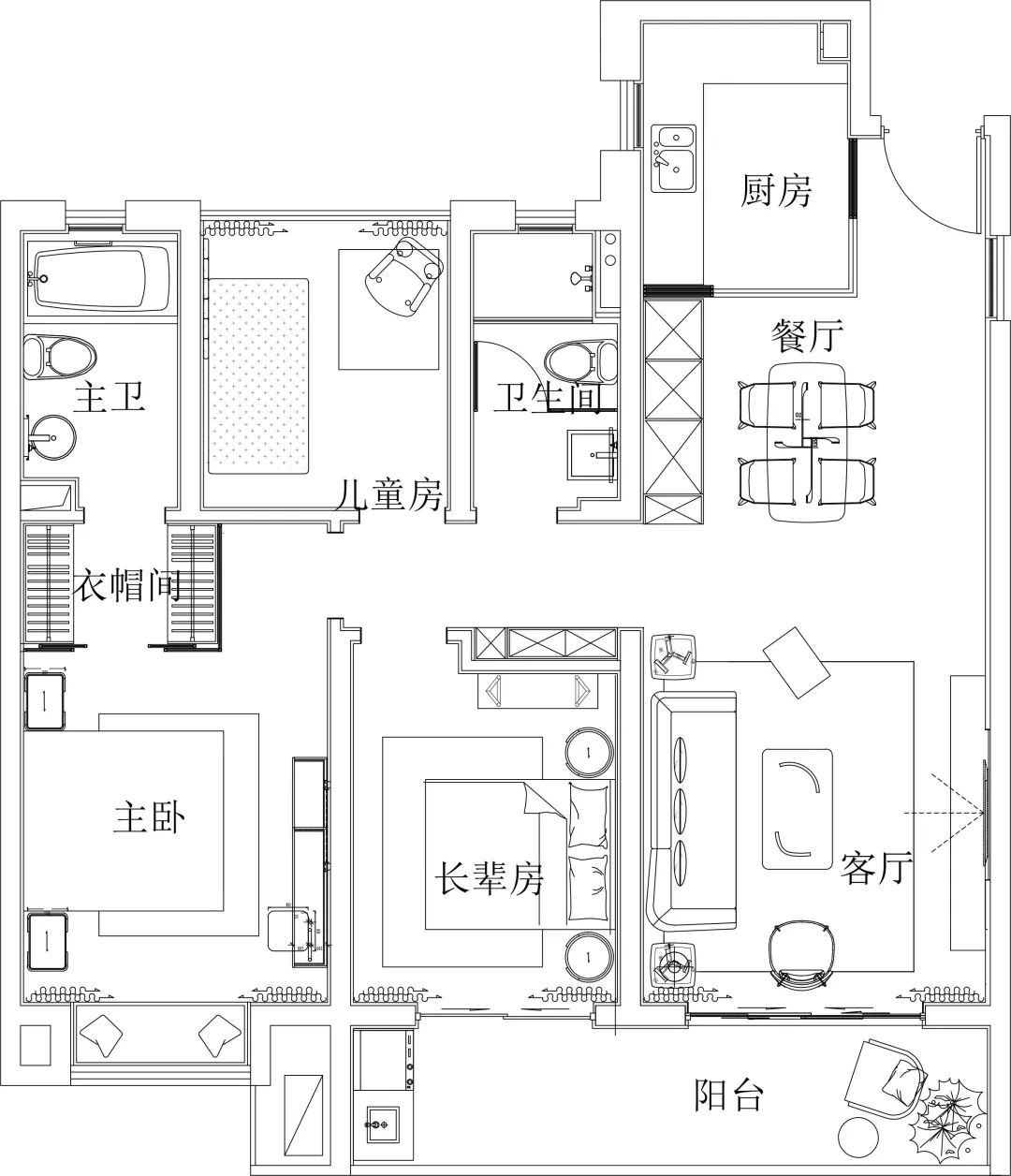 温岭·宝龙广场样板房 | 几何美学演绎居家空间-28