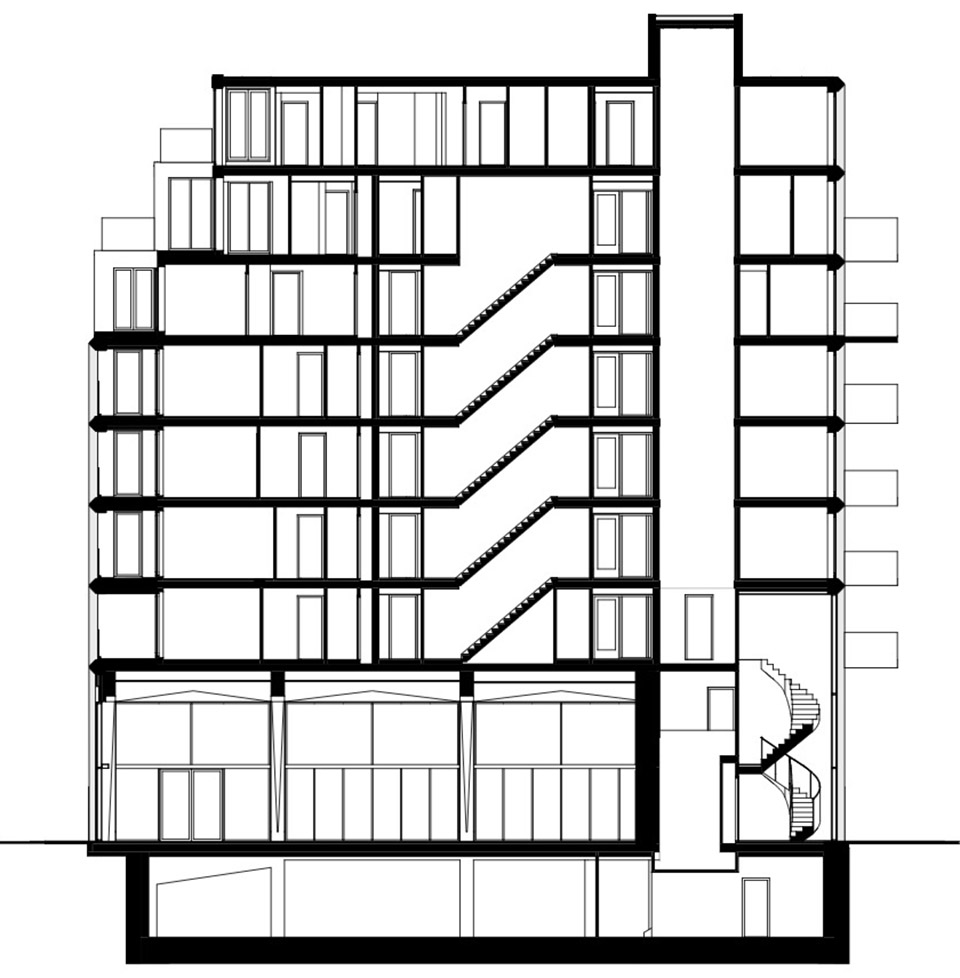 Mercado 公寓楼丨荷兰格罗宁根丨De Zwarte Hond 和 Loer Architecten-55