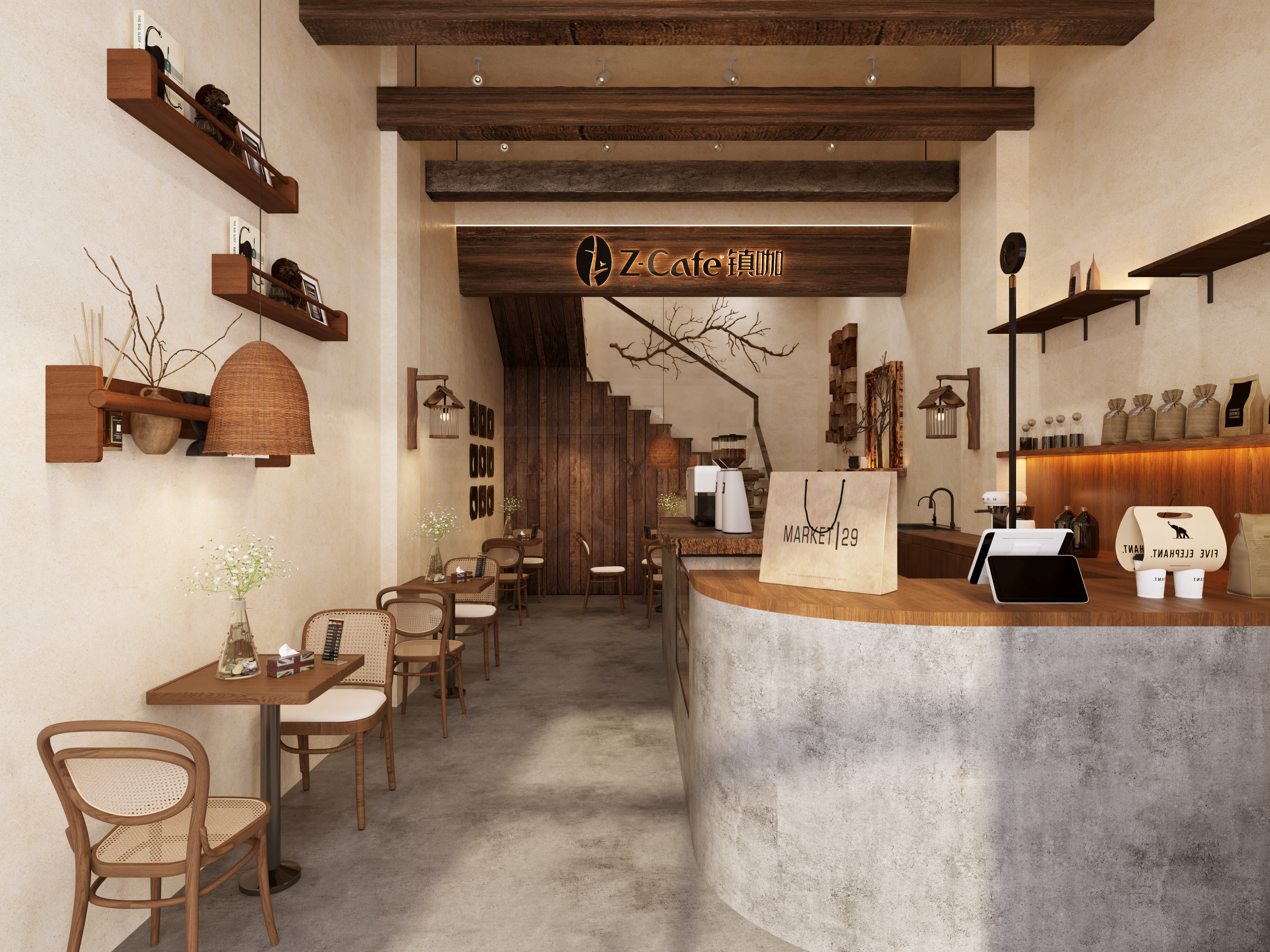 咖啡店  悠闲惬意的下午茶-4