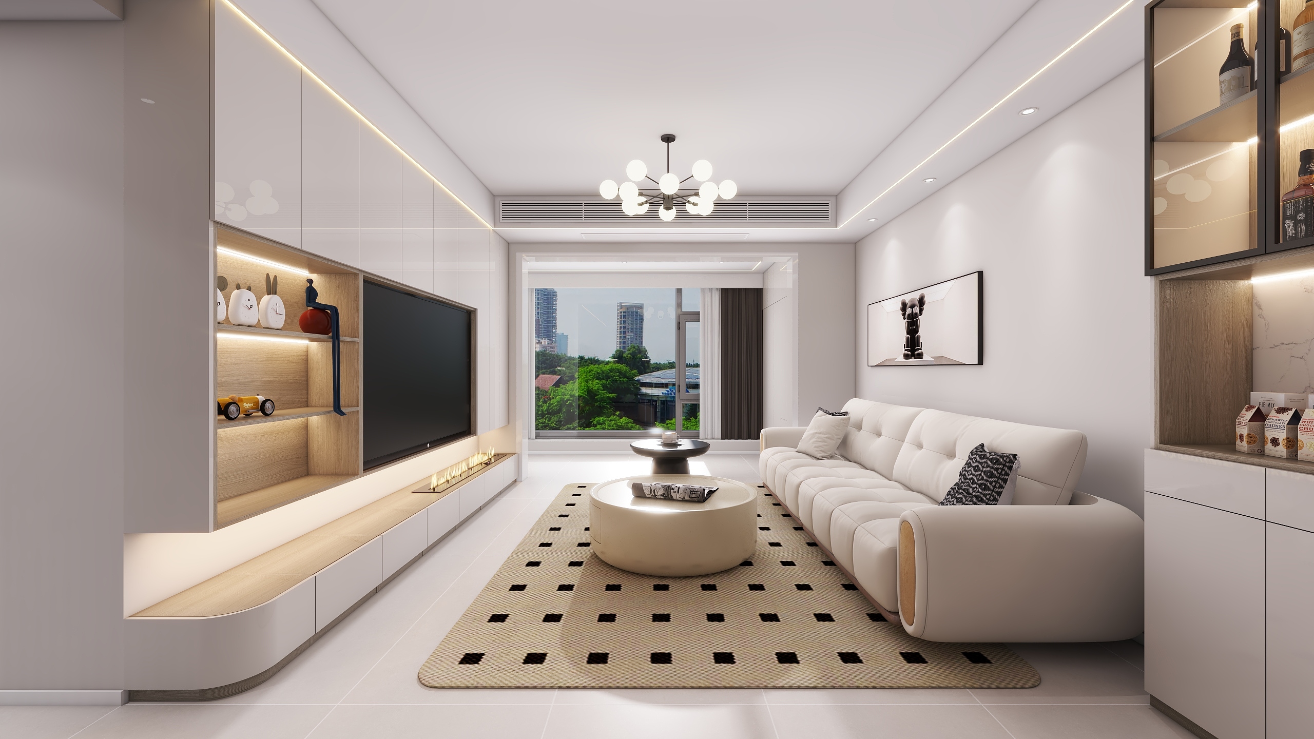 湖南张家界博泰状元府（118平方现代简约三居室）-6