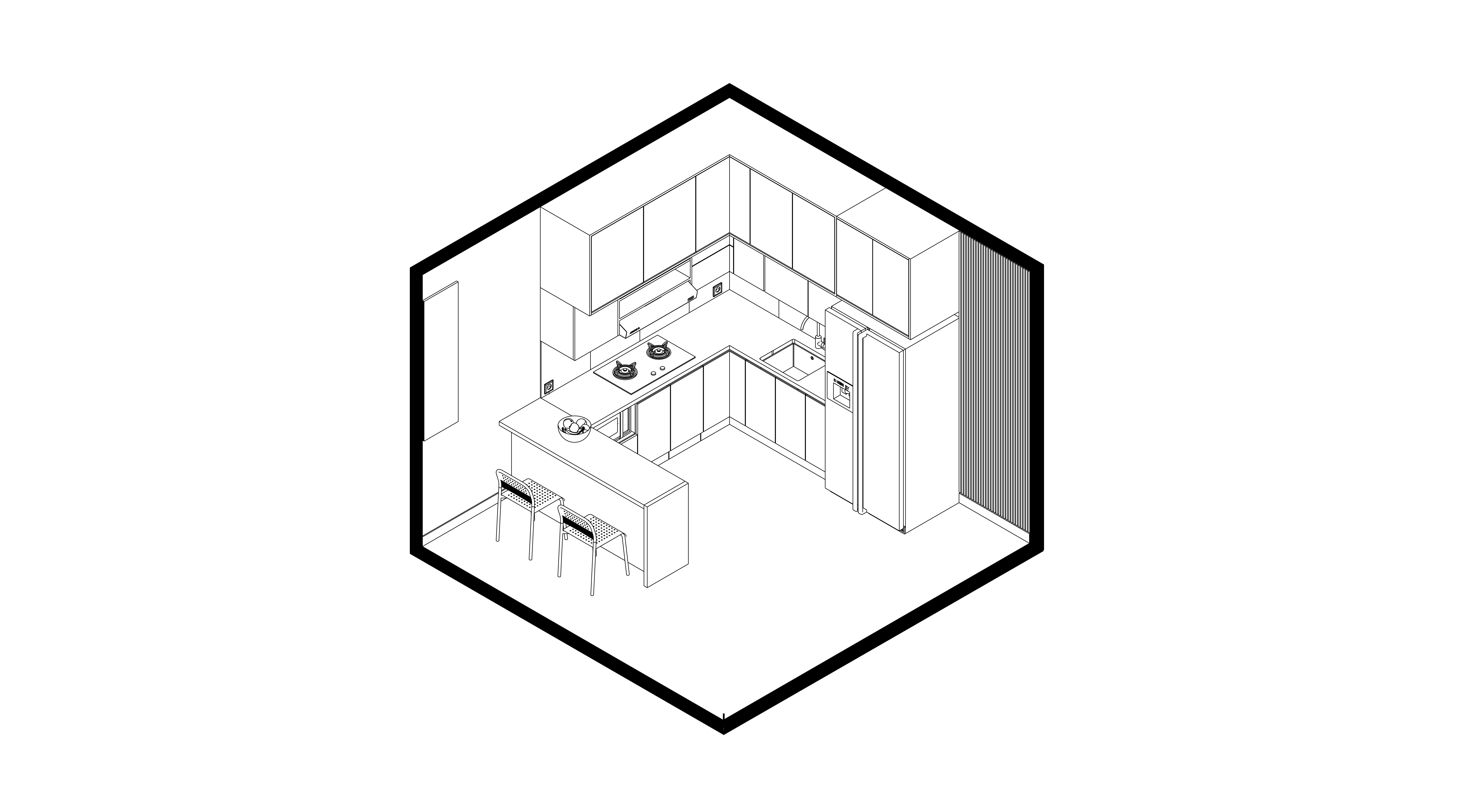 现代厨房套装 夫人·我丨印度-10