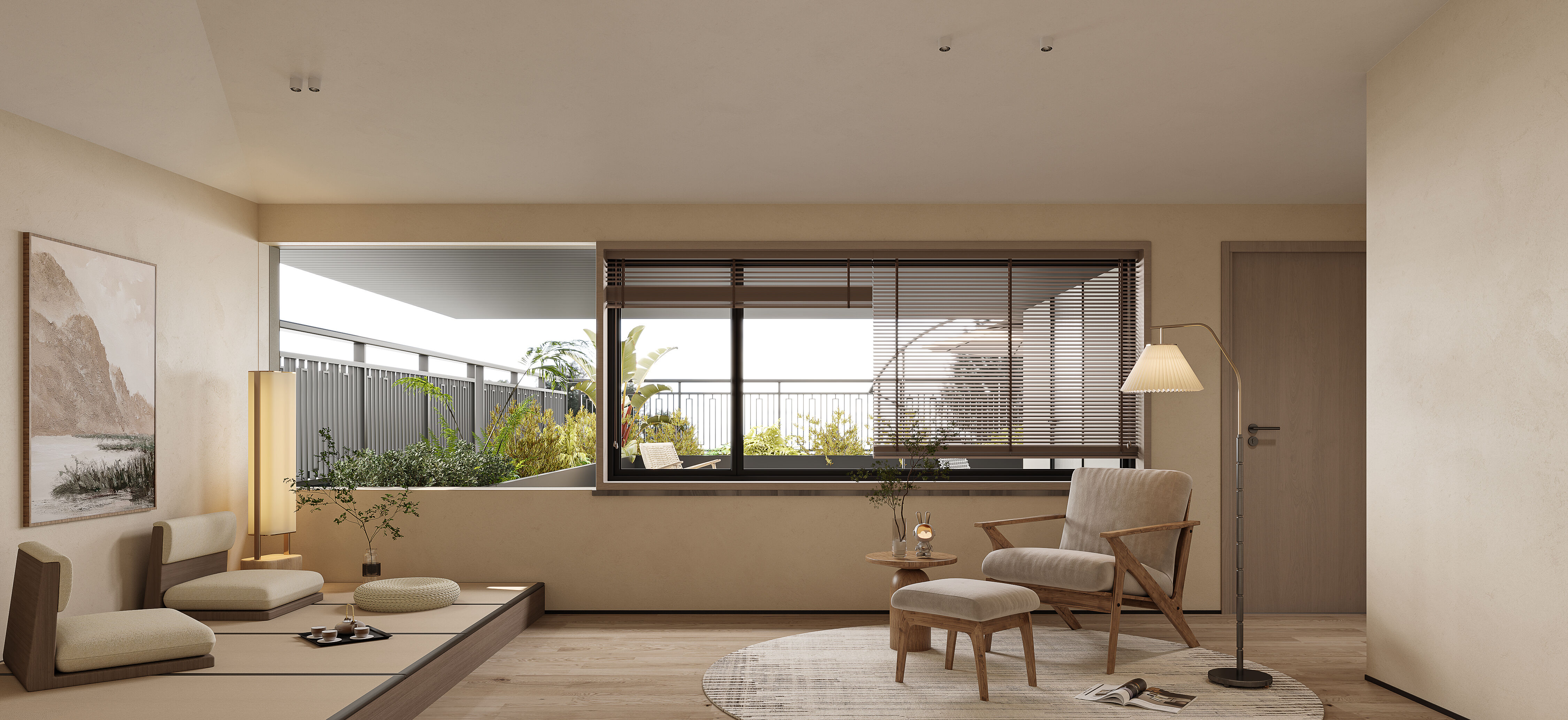 侘寂风别墅效果表现-4